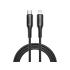 WiWU Wi-C04ЗE Starlink 30W Fast Charging Cable With USB-C to Lightning Cable, Fast Charging | Durable - Black